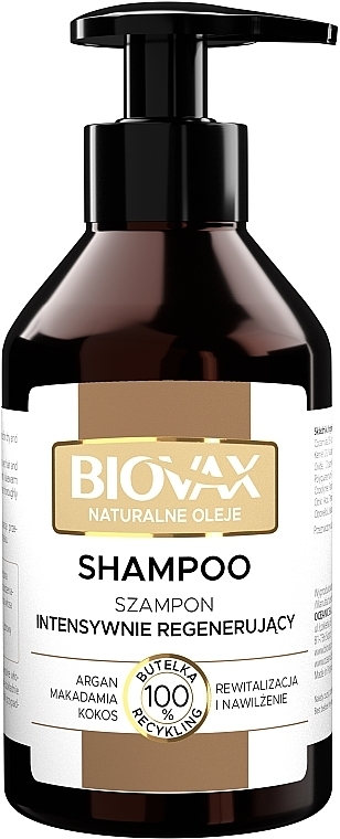 Biovax Naturalne oleje do włosów suchych i zniszczonych - szampon