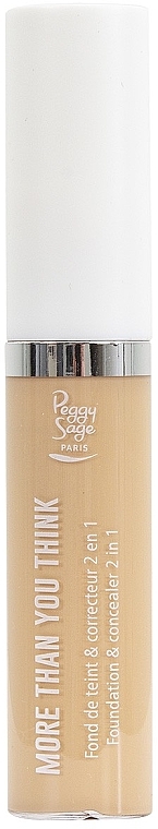 Podkład i korektor 2 w 1 - Peggy Sage More Than You Think Foundation & Concealer 2-in-1 — Zdjęcie N1