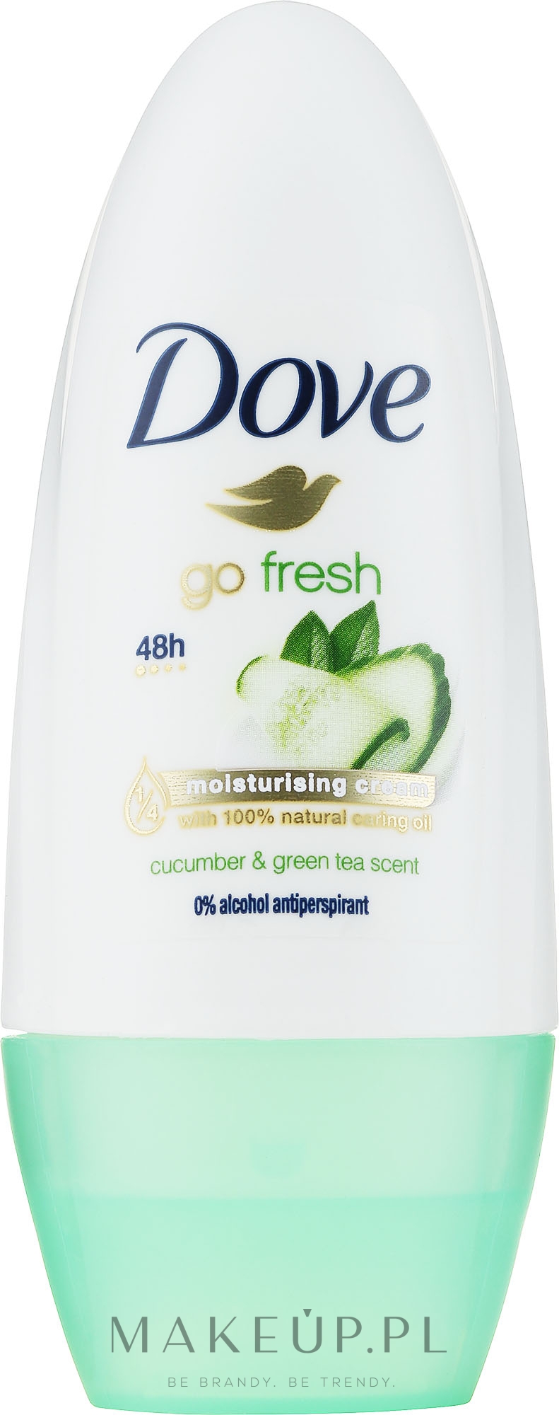 Antyperspirant-dezodorant w kulce - Dove Go Fresh Cucumber & Green Tea Deodorant 48H — Zdjęcie 50 ml