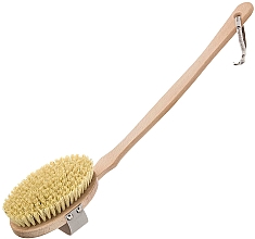 Naturalna szczotka z wyjmowanym uchwytem - Hydrea London Professional Spa Dry Body Brush + Detachable Hand — Zdjęcie N1