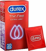 Kup Cienkie prezerwatywy z naturalnym lubrykantem, 10 szt. - Durex Feel Thin Extra Lube