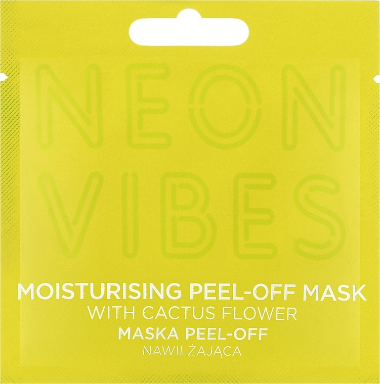 Nawilżająca maska peel-off do twarzy - Marion Neon Vibes  — Zdjęcie N1