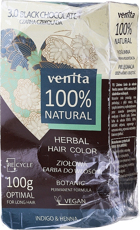 PRZECENA! Ziołowa farba do włosów - Venita Natural Herbal Hair Color * — Zdjęcie N2