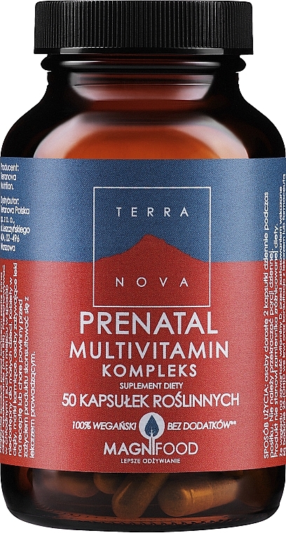 Kompleks witamin dla kobiet - Terranova Prenatal Multivitamin Complex — Zdjęcie N1
