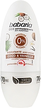 Kup Dezodorant w kulce - Babaria Coco And Vanilla Hidratant Deodorant Roll-on