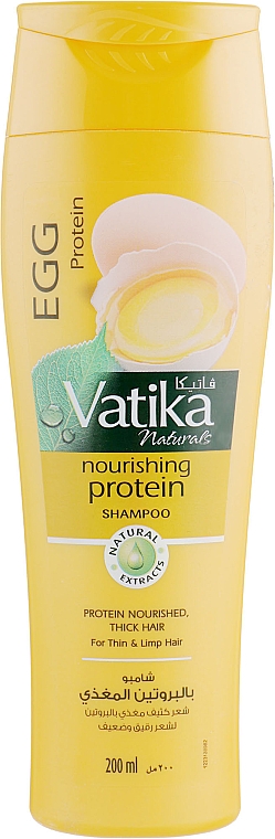 Szampon proteinowy z jajek - Dabur Vatika Egg Shampoo — Zdjęcie N1
