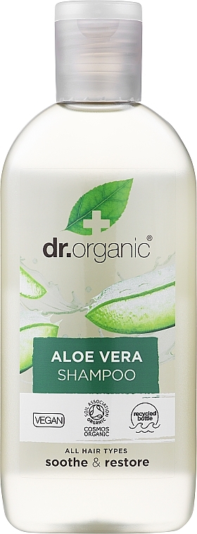 Szampon do włosów Aloes - Dr Organic Bioactive Haircare Aloe Vera Shampoo — Zdjęcie N1