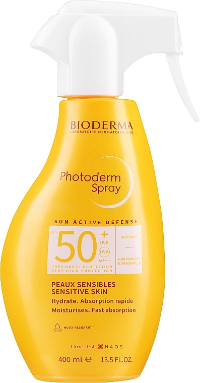Przeciwsłoneczny spray do ciała i twarzy SPF 50+ - Bioderma Photoderm Photoderm Max Spray — Zdjęcie N3