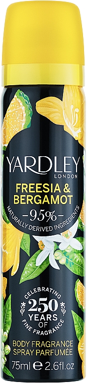 Yardley Freesia & Bergamot - Dezodorant — Zdjęcie N1