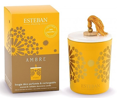 Esteban Ambre - Perfumowana świeca dekoracyjna — Zdjęcie N1