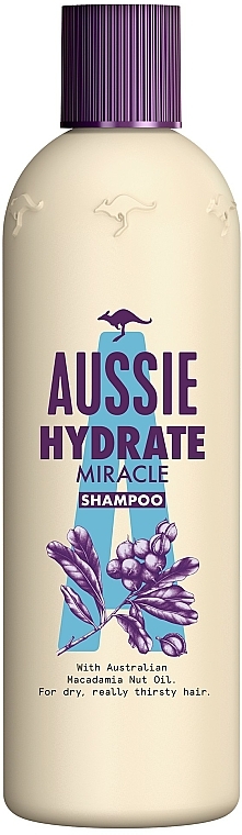Nawilżający szampon do włosów zniszczonych - Aussie Miracle Moist Shampoo — Zdjęcie N2