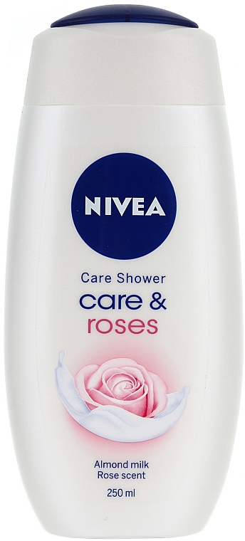Kremowy żel pod prysznic Care & Roses - NIVEA Bath Care Cream Shower Rose And Milk — Zdjęcie N1