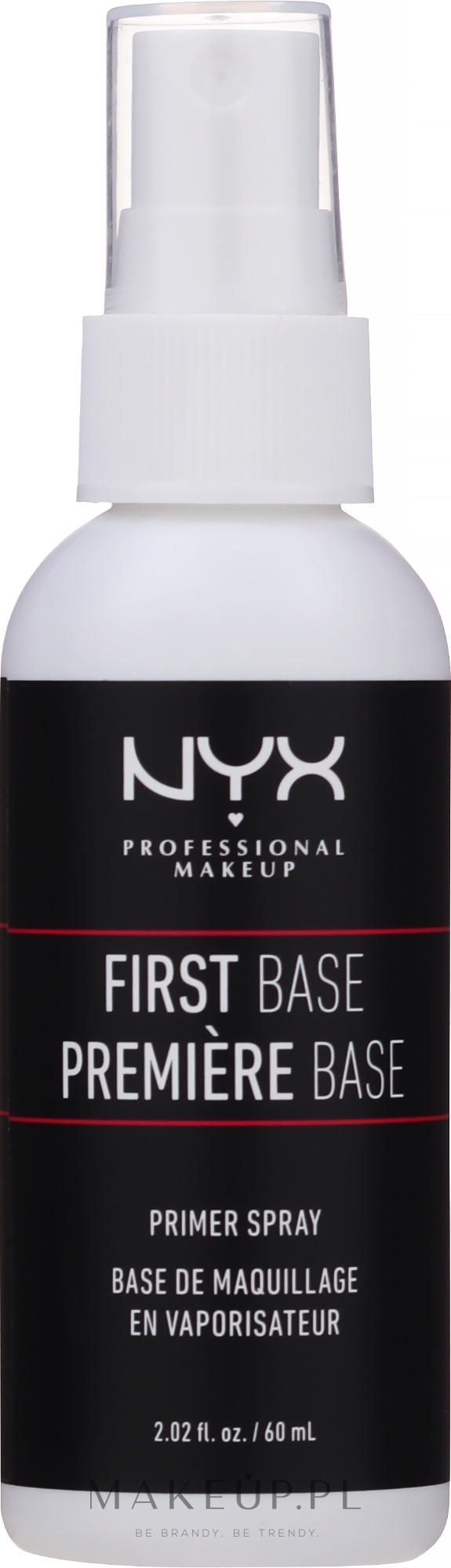Baza do twarzy - NYX Professional Makeup First Base Makeup Primer Spray — Zdjęcie 60 ml
