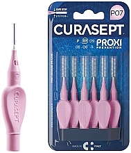 Szczoteczki międzyzębowe P07, 0,7 mm, różowe - Curaprox Curasept Proxi Prevention Pink — Zdjęcie N1
