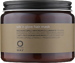Maska do włosów suchych i porowatych Blask i jedwab - Oway Silk'N'Glow — Zdjęcie N2