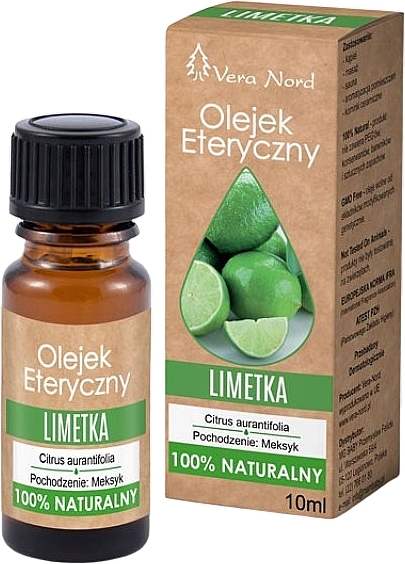 Olejek eteryczny z limonki - Vera Nord Lime Essential Oil — Zdjęcie N1