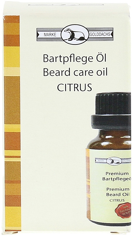 Cytrusowy olejek do brody - Golddachs Beard Oil Citrus — Zdjęcie N3