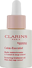 Rewitalizujący olejek do skóry wrażliwej - Clarins Calm-Essentiel Restoring Treatment Face Oil — Zdjęcie N1