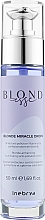 Kup Nabłyszczające serum do włosów blond z olejem kokosowym - Inebrya Blondesse Blonde Miracle Drops