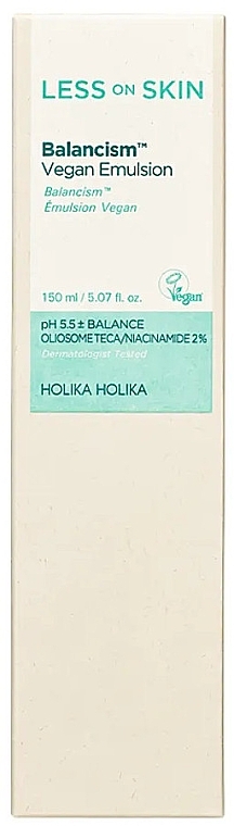 Emulsja do twarzy - Holika Holika Less On Skin Balancism Vegan Emulsion — Zdjęcie N3