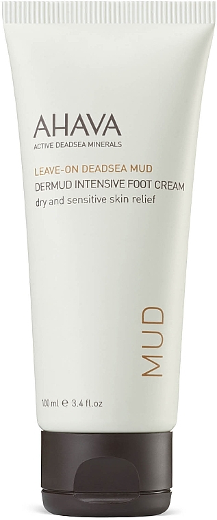 Intensywny krem do nóg do skóry suchej i wrażliwej - Ahava Leave-on Deadsea Mud Foot Cream Dry/Sensitive Skin Relief — Zdjęcie N3