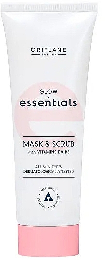 Maska peelingująca 2 w 1 - Oriflame Essentials Glow Mask & Scrub — Zdjęcie N1