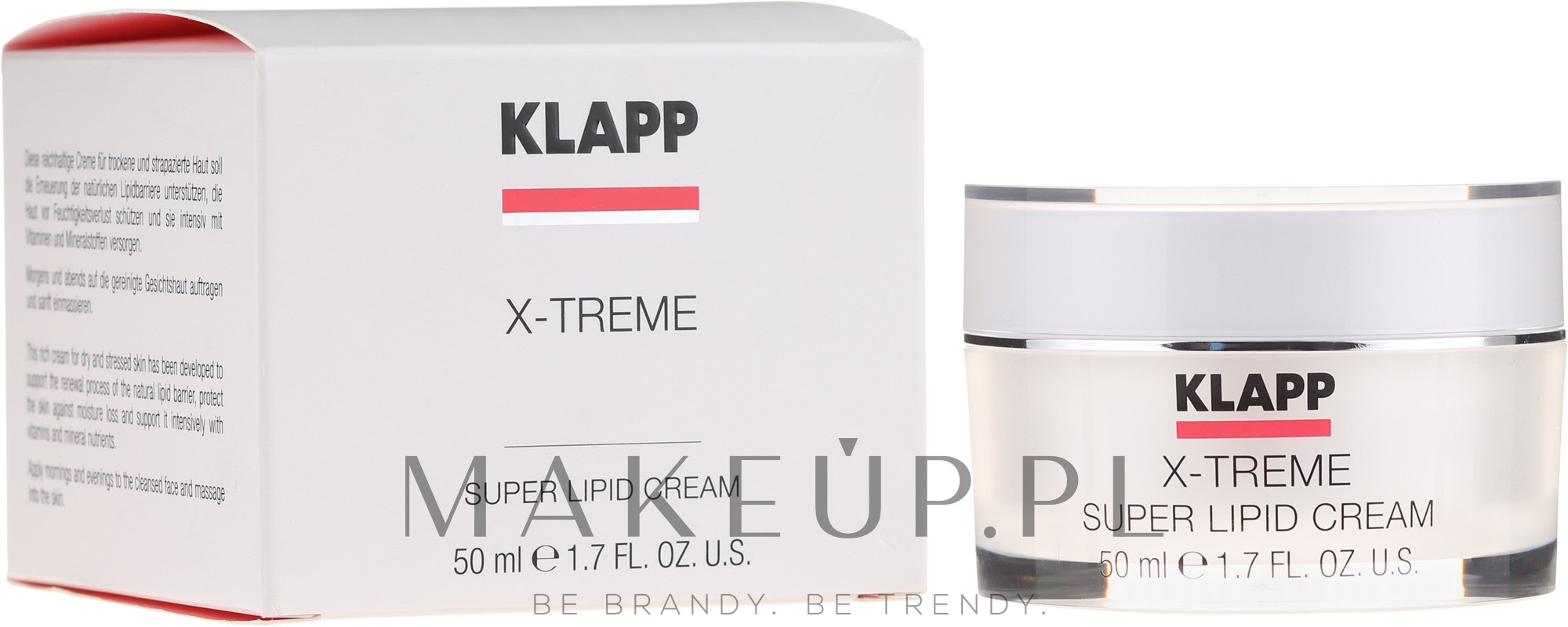 Lipidowy krem do twarzy - Klapp X-treme Super Lipid — Zdjęcie 50 ml
