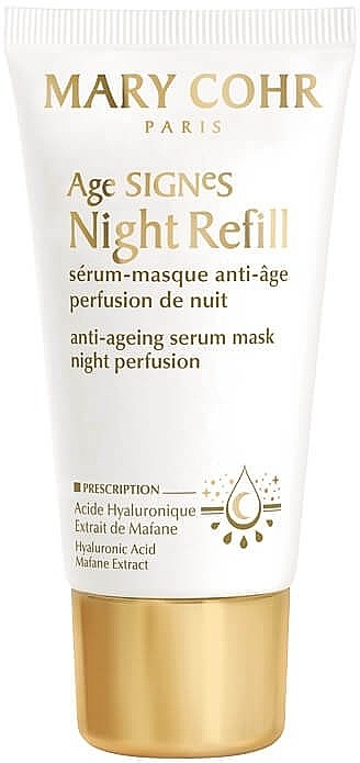 Serum-maska ​​na noc do twarzy - Mary Cohr Age Signes Night Refill Serum-Masque — Zdjęcie N1