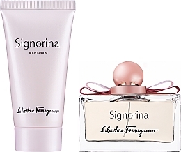 Salvatore Ferragamo Signorina - Zestaw (edp/30 ml + b/lot/50 ml) — Zdjęcie N2