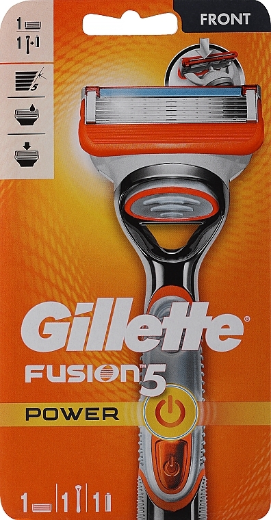 Elektryczna maszynka do golenia z baterią - Gillette Fusion Power Razor With Battery