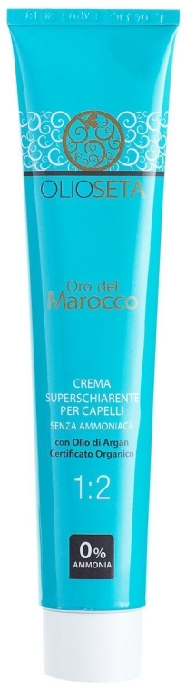 Superodżywcza krem-farba do włosów bez amoniaku - Barex Italiana Olioseta 1:2 — Zdjęcie N2