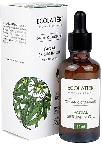 PRZECENA! Serum do twarzy - Ecolatier Organic Cannabis Serum * — Zdjęcie N2