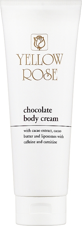 Czekoladowy tonizujący krem ​​do masażu ciała - Yellow Rose Chocolate Body Cream — Zdjęcie N1