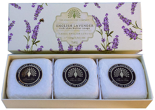 Mydło w kostce Lawenda angielska - The English Soap Company English Lavender Hand Soap