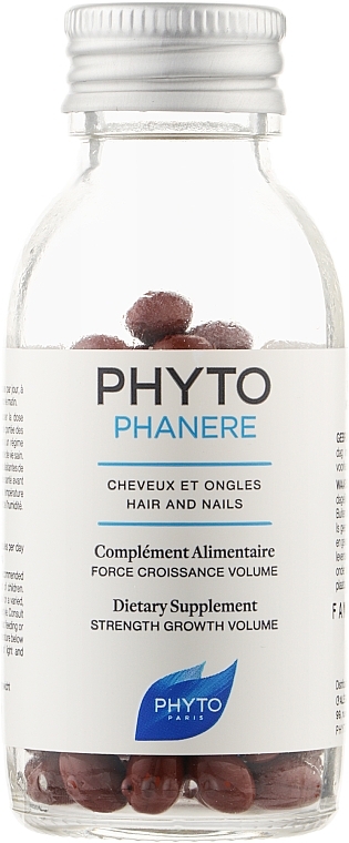 Suplement diety wzmacniający włosy i paznokcie - Phyto Phytophanère Hair And Nails Dietary Supplement