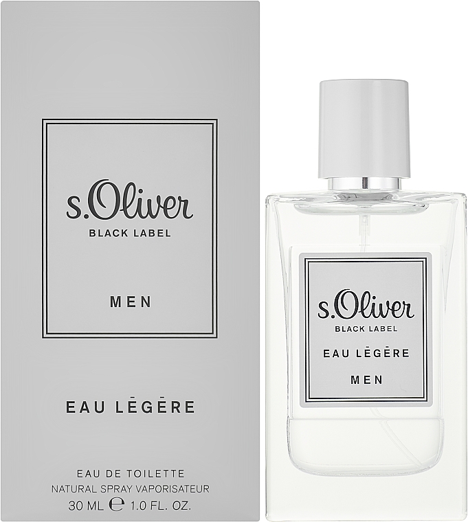 S. Oliver Black Label Eau Legere Men - Woda toaletowa dla mężczyzn  — Zdjęcie N2