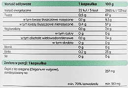 Kapsułki na odporność Olejek z oregano, 180 mg - Osavi Oregano Oil For Immunity 180 Mg — Zdjęcie N3