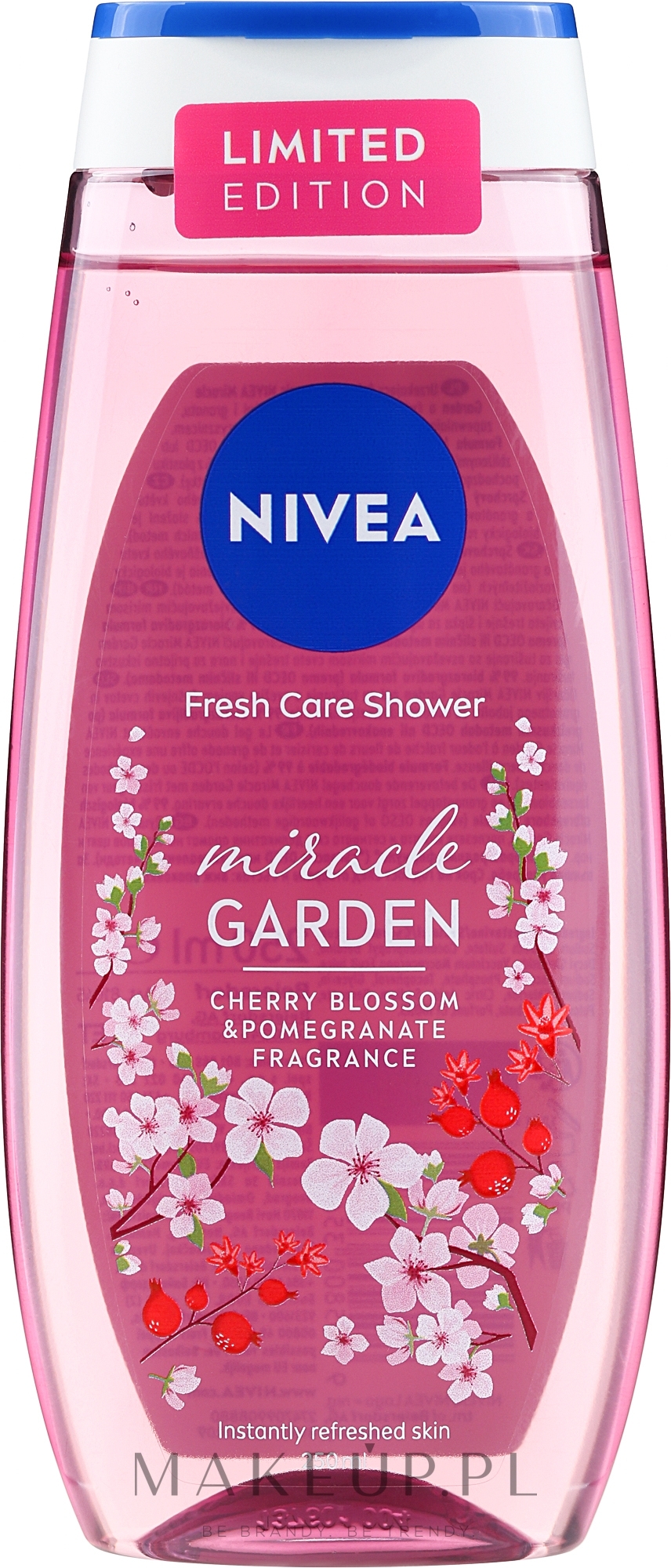 Żel pod prysznic Kwiat wiśni - NIVEA Miracle Garden Cherry Blossom — Zdjęcie 250 ml