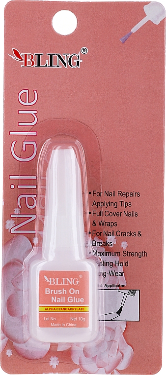 Klej do paznokci - Bling Brush On Nail Glue — Zdjęcie N1