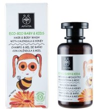 Kup Żel do mycia ciała i włosów dla dzieci Nagietek i miód - Apivita Babies & Kids Eco Bio Baby Kids Hair & Body Wash With Calendula & Honey