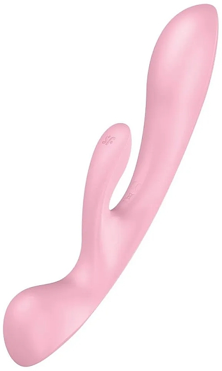 Wibrator króliczek, różowy - Satisfyer Triple Oh Pink — Zdjęcie N1