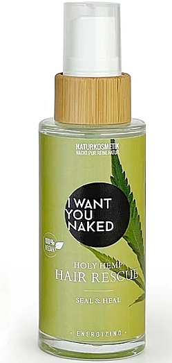 Olejek do włosów Seal & Heal - I Want You Naked Holy Hemp Hair Rescue — Zdjęcie N1