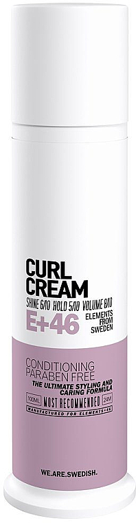Krem do włosów kręconych - E+46 Curl Cream — Zdjęcie N1