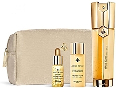 Kup PRZECENA! Zestaw - Guerlain Abeille Royale Double R Renew&Repair (f/ser/50ml + f/lot/40ml + f/oil/5ml + pounch) *