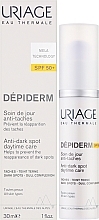 Krem na dzień przeciw przebarwieniom - Uriage Depiderm Anti-Dark Spot Day Care SPF50+ — Zdjęcie N2