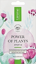 Kup Kojąca maseczka do twarzy - Lirene Power Of Plants Opuntia Soothing Face Sheet Mask