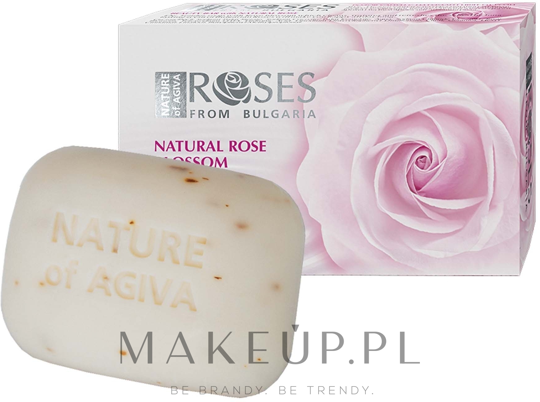 Mydło w kostce Biała róża - Nature of Agiva White Rose Soap — Zdjęcie 75 g