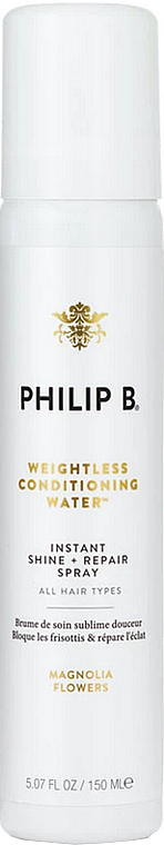 Kondycjonująca woda do włosów w sprayu nadająca połysk - Philip B Weightless Conditioning Water — Zdjęcie N2