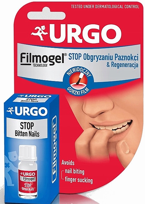 Preparat przeciw obgryzaniu paznokci - Urgo Filmogel Stop Bitten Nails & Regeneration — Zdjęcie N1