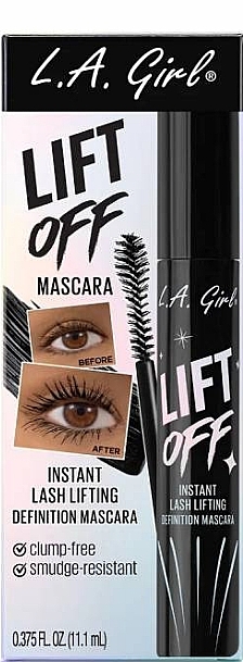 Tusz do rzęs - L.A. Girl Mascara Lift Off — Zdjęcie N1